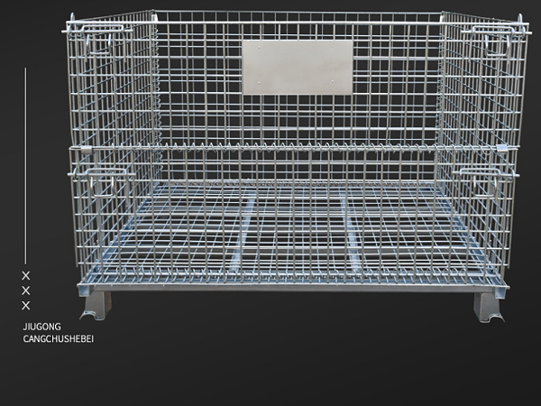 上货架仓储笼-带盖仓储笼-久工仓储笼